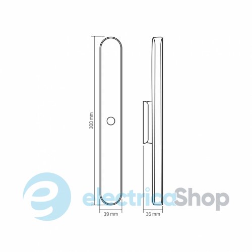 LED Светильник акккумуляторный с пультом VIDEX VL-NL049W-R