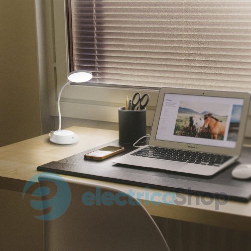 LED лампа настольная с акккумулятором TITANUM TLTF-022G 7W 3000-6500K USB серая