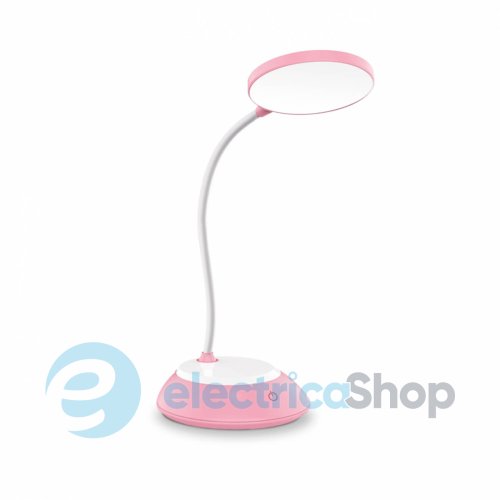 LED лампа настольная с акккумулятором TITANUM TLTF-022P 7W 3000-6500K USB рожева