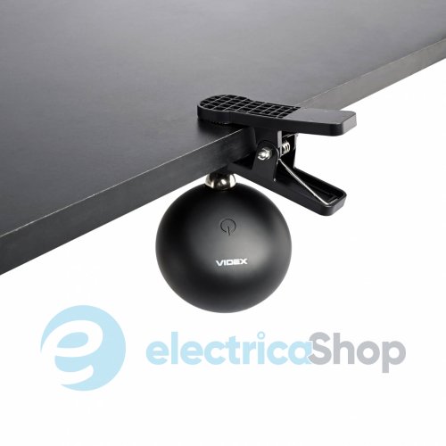LED лампа настольная с акккумулятором VIDEX VLE-TF18B 3W 3000-5500K черная