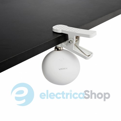 LED лампа настольная с акккумулятором VIDEX VLE-TF18W 3W 3000-5500K белая