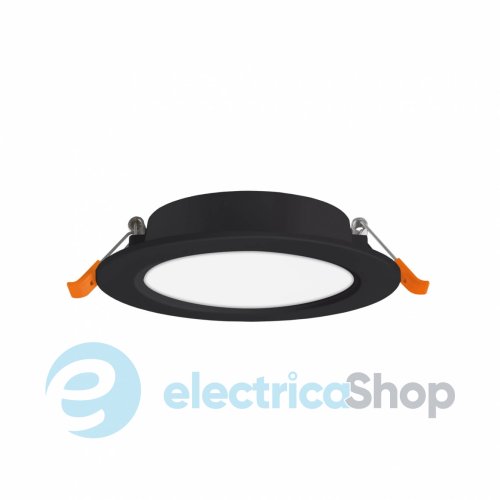 LED светильник Back встраеваемый круглый VIDEX 6W 5000K Black