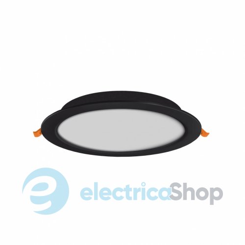LED светильник Back встраеваемый круглый VIDEX 20W 5000K Black