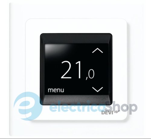 Терморегулятор DEVIreg Touch 140F1064 сенсорный многофункциональный, цвет белый