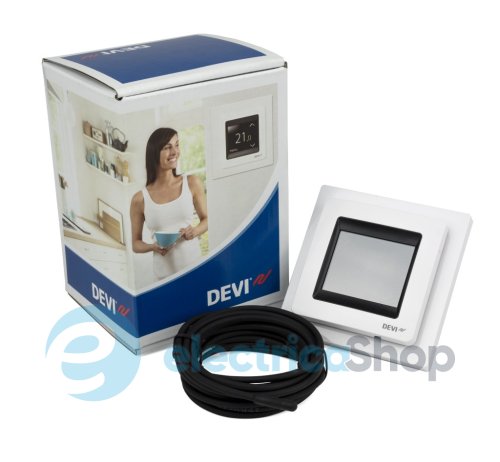 Терморегулятор DEVIreg Touch 140F1064 сенсорный многофункциональный, цвет белый