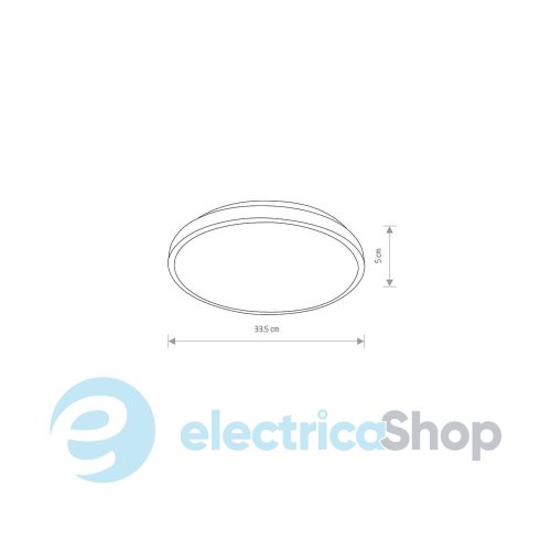Потолочный светильник Nowodvorski Agnes Round Led Pro 22W 3000K Bk 10971