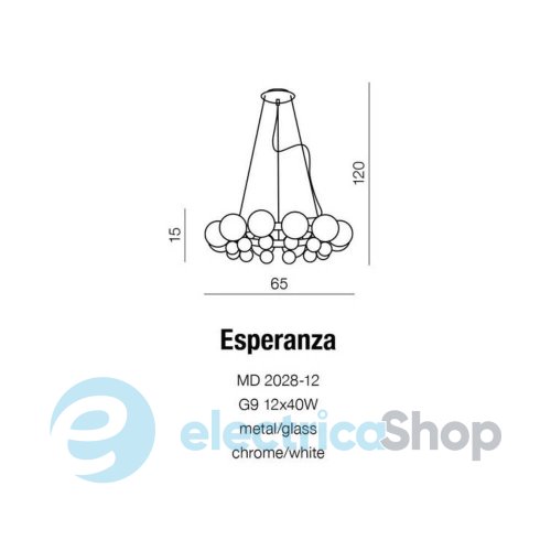 Підвісний світильник  Esperanza Azzardo AZ0095
