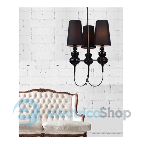 Люстра Baroco 3 pendant (black) Azzardo AZ2163