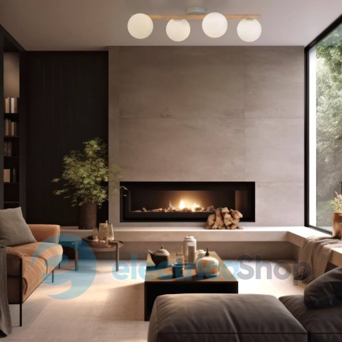 Люстра TK-Lighting ESTERA WOOD 4 (5769)
