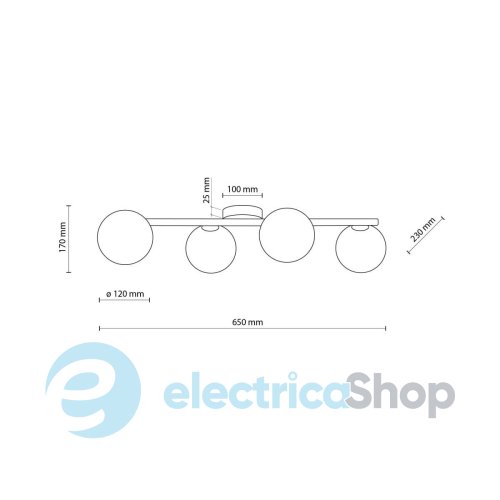 Люстра TK-Lighting ESTERA WOOD 4 (10270)