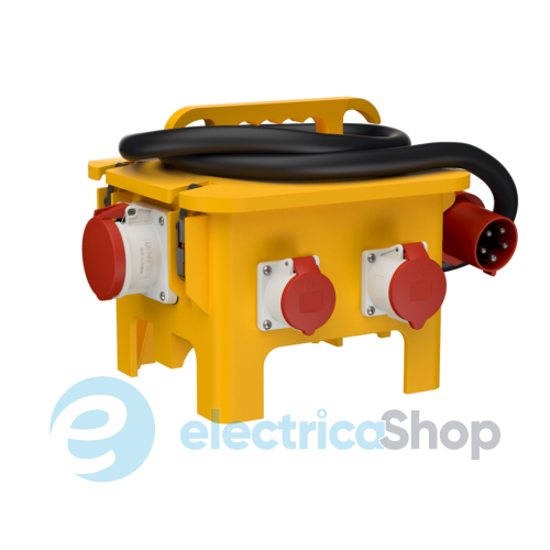 Комбінований блок EverGUM 360x340x330 мм. жовтий, 3 метри кабель, MENNEKES 70025