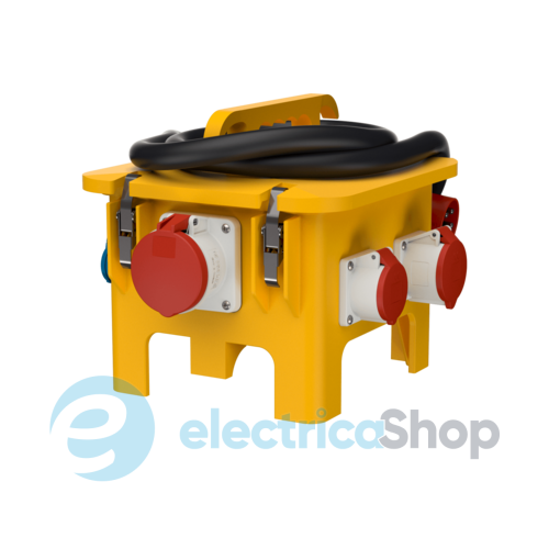 Комбінований блок EverGUM 306x288x230 мм чорний, кабель 2 метри, MENNEKES 7408884