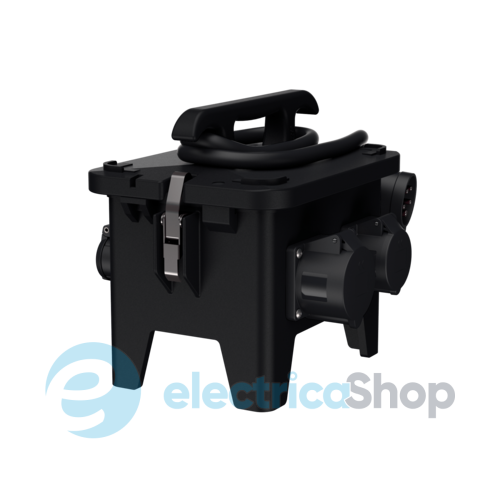 Комбінований блок EverGUM 306x288x230 мм чорний, кабель 2 метри, MENNEKES 7408884