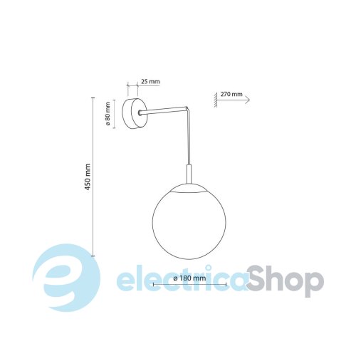 Бра TK-Lighting ESME WHITE 1 (5388)