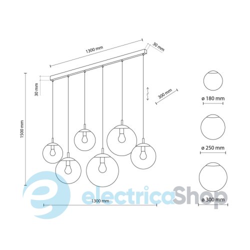 Подвесной светильник TK-Lighting ESME MIX 5 4797