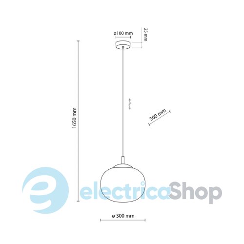 Подвесной светильник TK-Lighting VIBE WHITE 300 4789