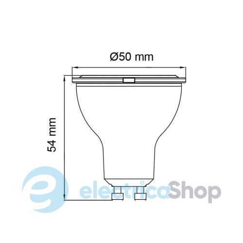 Светодиодная лампа Horoz 001-064-0008-030 CONVEX-8 4200K GU10 MR16