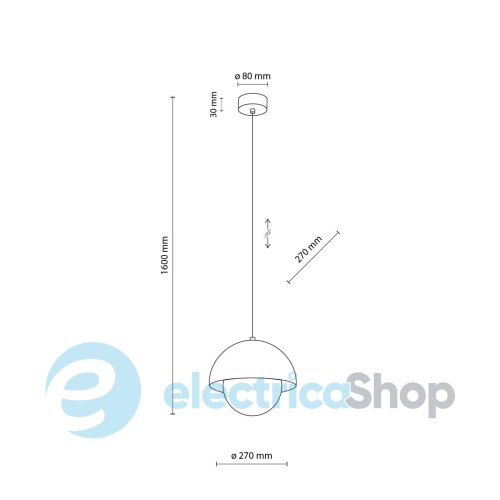 Подвесной светильник TK-Lighting BONO OCHRA 1 10275