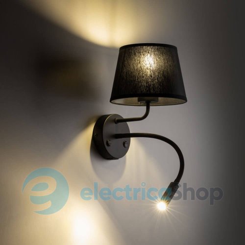 Бра TK-Lighting MAJA BLACK USB 10203