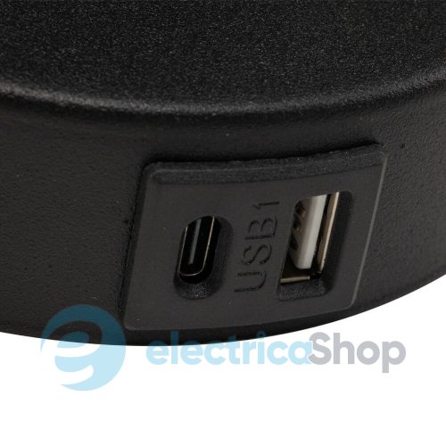 Бра TK-Lighting MAJA BLACK USB 10203
