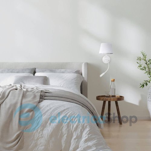 Бра TK-Lighting MAJA WHITE USB (10204)