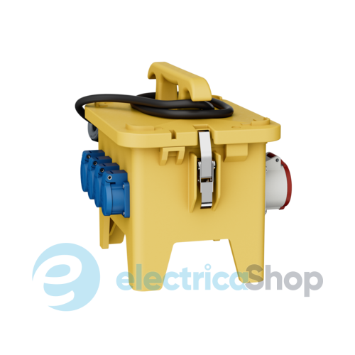 Комбінований блок EverGUM 306x288x230 мм. жовтий, 2 метри кабель, MENNEKES 70433
