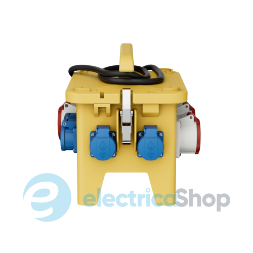 Комбинированный блок EverGUM 306x288x230 мм. желтый, кабель 2 метра, MENNEKES 70416