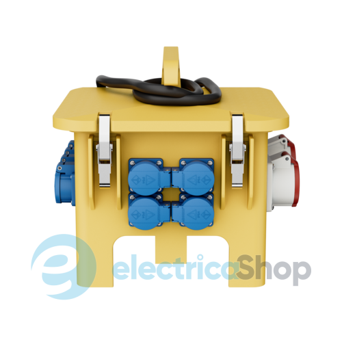 Комбінований блок EverGUM 360x340x330 мм. жовтий, 3 метри кабель, MENNEKES 70448