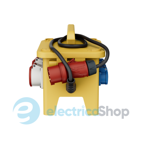 Комбинированный блок EverGUM 306x288x230 мм. желтый, кабель 2 метра, MENNEKES 70352