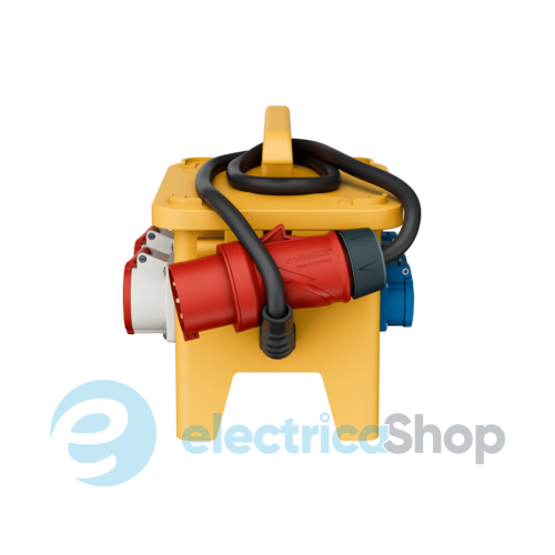 Комбінований блок EverGUM 306x288x230 мм. жовтий, 2 метри кабель, MENNEKES 70436