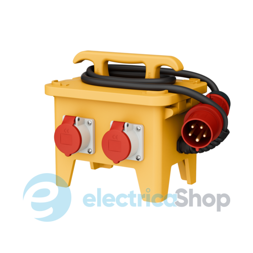 Комбінований блок EverGUM 306x288x230 мм. жовтий, 2 метри кабель, MENNEKES 70436