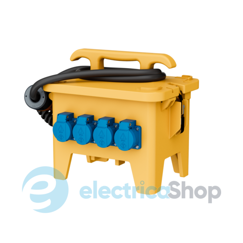 Комбінований блок EverGUM 306x288x230 мм. жовтий, 2 метри кабель, MENNEKES 70436