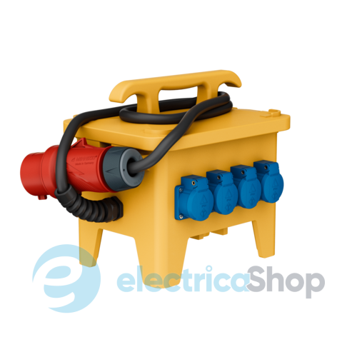 Комбінований блок EverGUM 306x288x230 мм. жовтий, 2 метри кабель, MENNEKES 70436