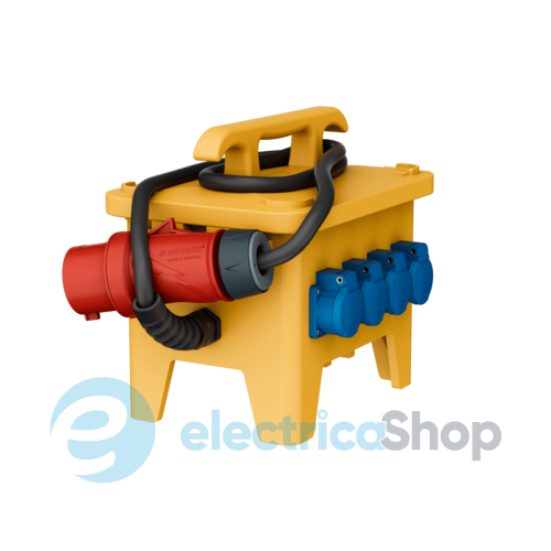 Комбінований блок EverGUM 306x288x230 мм. жовтий, 2 метри кабель, MENNEKES 70436