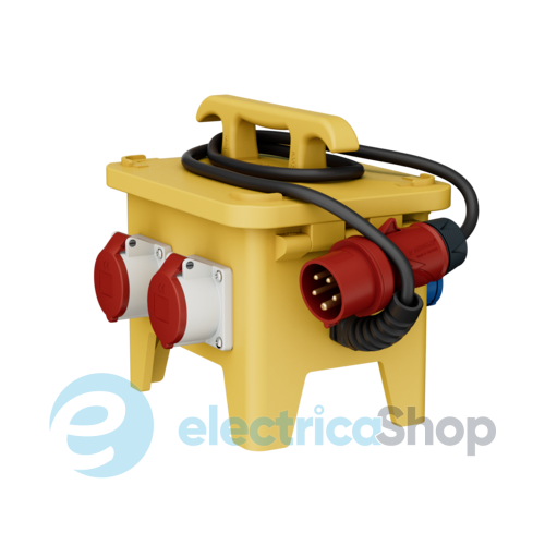 Комбінований блок EverGUM 306x288x230 мм. жовтий, 2 метри кабель, MENNEKES 70412