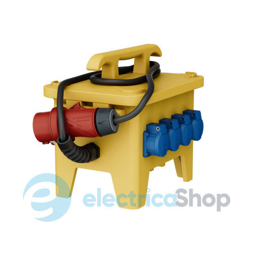 Комбінований блок EverGUM 306x288x230 мм. жовтий, 2 метри кабель, MENNEKES 70412