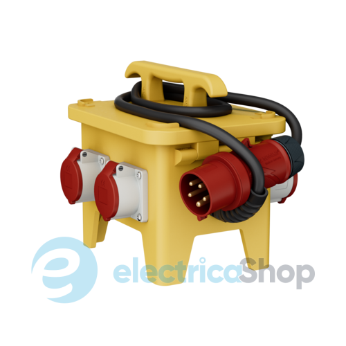 Комбінований блок EverGUM 306x288x230 мм. жовтий, 3 метри кабель, MENNEKES 70734