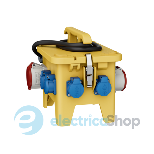 Комбінований блок EverGUM 306x288x230 мм. жовтий, 3 метри кабель, MENNEKES 70734