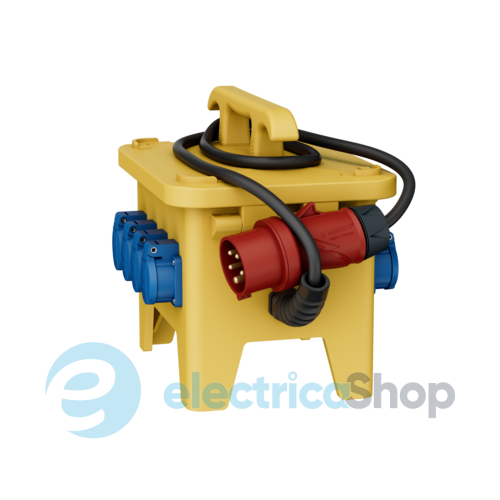 Комбінований блок EverGUM 306x288x230 мм. жовтий, 2 метри кабель, MENNEKES 70724