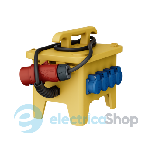Комбінований блок EverGUM 306x288x230 мм. жовтий, 2 метри кабель, MENNEKES 70724