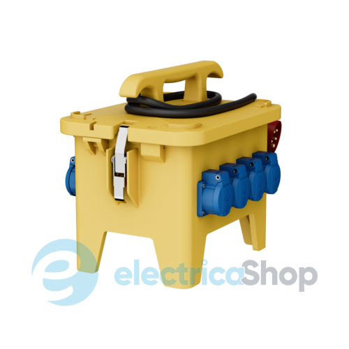 Комбінований блок EverGUM 306x288x230 мм. жовтий, 2 метри кабель, MENNEKES 70724
