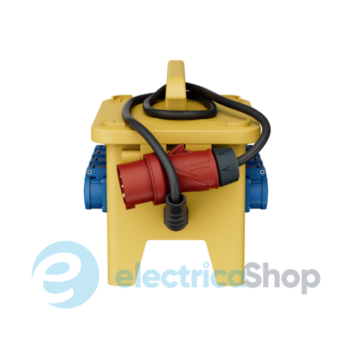 Комбинированный блок EverGUM 306x288x230 мм. желтый, кабель 2 метра, MENNEKES 70438