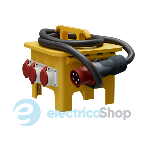 Комбінований блок EverGUM 360x340x330 мм. жовтий, 3 метри кабель, MENNEKES 70442