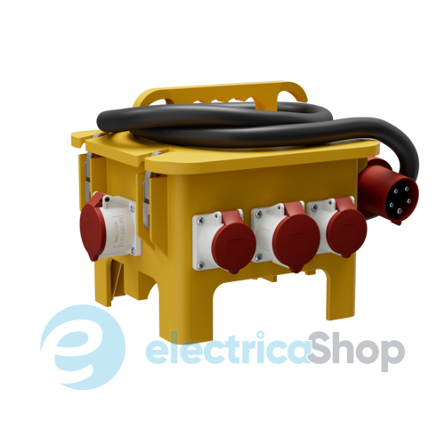 Комбінований блок EverGUM 360x340x330 мм. жовтий, 3 метри кабель, MENNEKES 70442