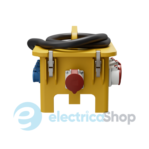 Комбінований блок EverGUM 360x340x330 мм. жовтий, 3 метри кабель, MENNEKES 70442