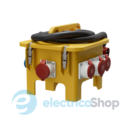 Комбінований блок EverGUM 360x340x330 мм. жовтий, 3 метри кабель, MENNEKES 70442