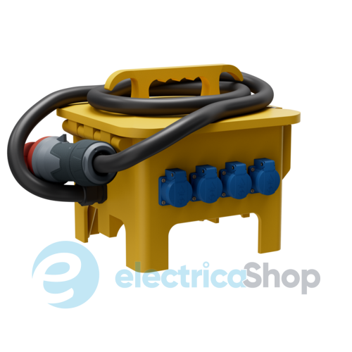 Комбінований блок EverGUM 360x340x330 мм. жовтий, 3 метри кабель, MENNEKES 70442
