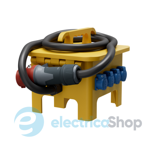 Комбінований блок EverGUM 360x340x330 мм. жовтий, 3 метри кабель, MENNEKES 70442