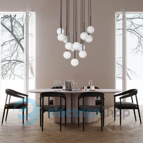Підвісний світильник TK-Lighting MARTIN BLACK/WHITE 10079
