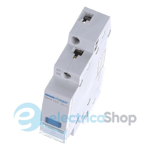 Індикатор LED 230V DIN, синій SVN124 Hager